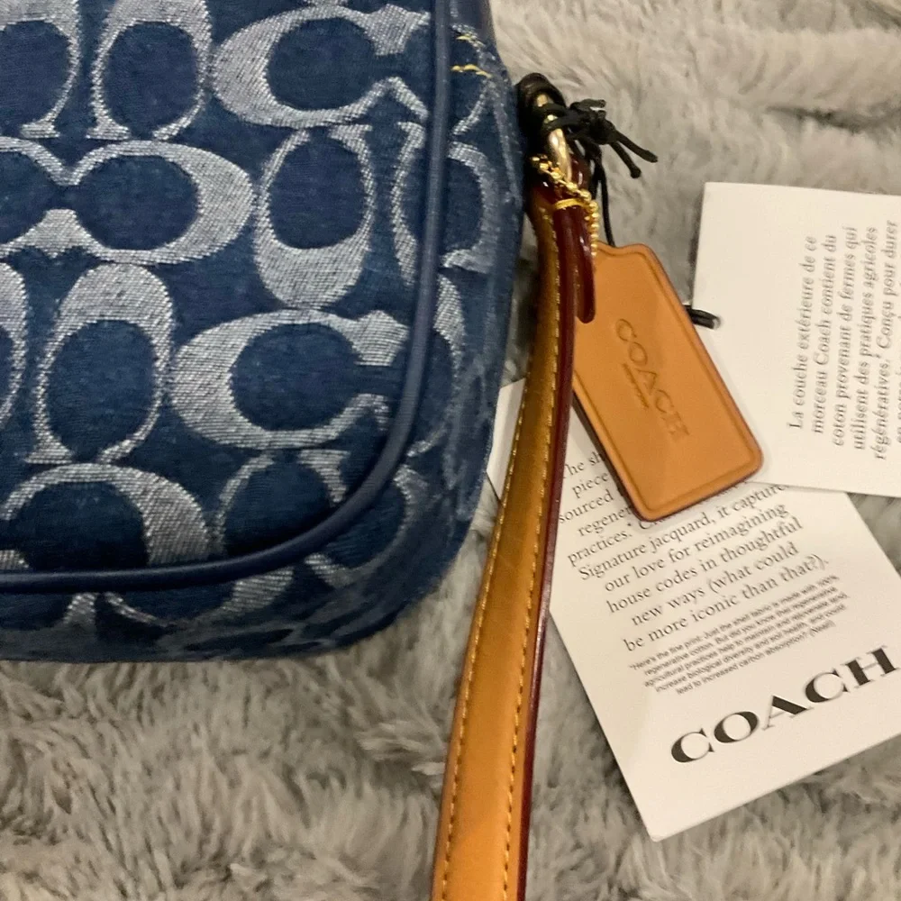 COACH JAMIE CAMERA BAG IN SIGNATURE DENIM - Picture 4 of 8